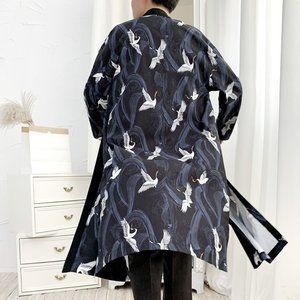 Traditional Mens Japanese Kimono | Mens Kimono Cardigan | Mens Kimono Shirt |